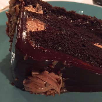 Candlelight - Double fudge cake.  Got the first slice off the cake. - Coffee & Tea Near Me - San Antonio, Texas