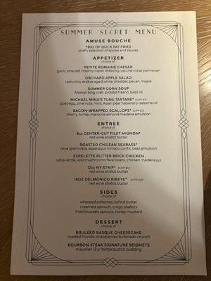 Menu photo 8 Bourbon Steak by Michael Mina Delray Beach, FL