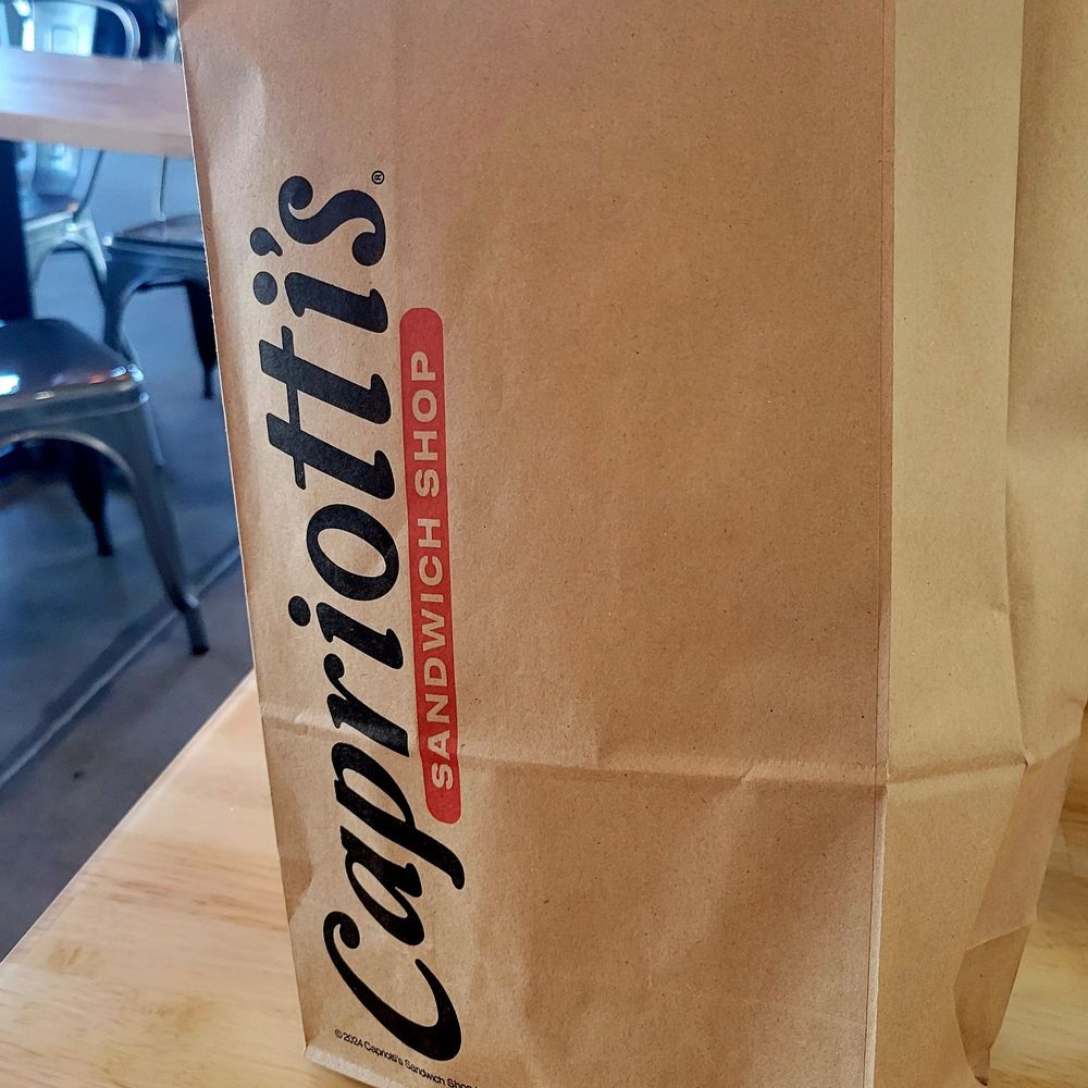 Capriotti's Sandwich Shop - Big bag for a half of a sandwich? - Sandwiches Near Me - Sparks, Nevada Capriotti's Sandwich Shop - Big bag for a half of a sandwich? - Sandwiches Near Me - Sparks, Nevada