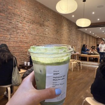 Justin’s Salt Bread - Salt Matcha latte - Bakeries Near Me - New York, New York
