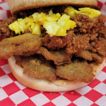 BurgerCo - A local favorite...Veal, homemade chili, and house made relish. - Burgers Near Me - El Dorado, Kansas