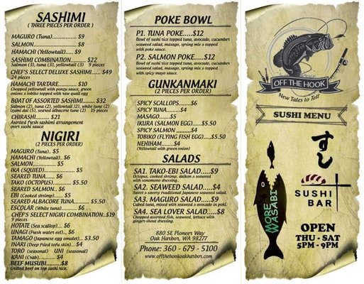 Menu photo 2 Off The Hook Oak Harbor, WA Menu photo 2 Off The Hook Oak Harbor, WA
