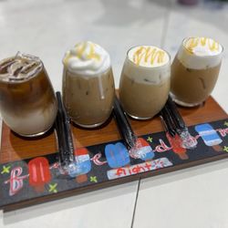 Yellow City Grind - The flight (you can choose different drinks to try) about $20