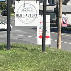 Old Factory Brewing - Entry sign