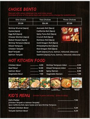 Menu photo 5 Yumi Sushi Fallbrook, CA
