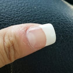 The Nail Pro - Nails were uneven, TERRIBLE JOB