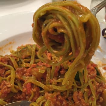 Cafe Sole - This freshly-made spinach linguini with zucchini, tomato and sausage is delicious! - Italian Near Me - La Canada Flintridge, California Cafe Sole - This freshly-made spinach linguini with zucchini, tomato and sausage is delicious! - Italian Near Me - La Canada Flintridge, California