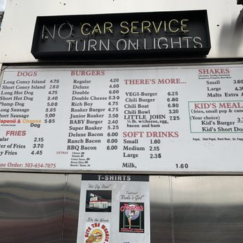 Roake's - Menu at establishment - Hot Dogs Near Me - Portland, Oregon Roake's - Menu at establishment - Hot Dogs Near Me - Portland, Oregon
