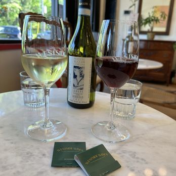 Westside Wines - White Pinot & a Grenache. Both Very nice! - Wine Tasting Room Near Me - Portland, Oregon