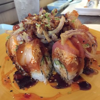 Sushi Fresh Japanese Restaurant - "What the Heck" special roll - Japanese Near Me - Camarillo, California