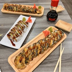 Harmony Vegetarian Restaurant - Godzilla roll, avocado eel roll