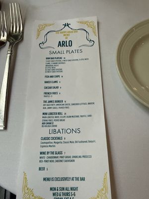 Menu photo 1 Arlo Kitchen and Bar Northport, NY Menu photo 1 Arlo Kitchen and Bar Northport, NY