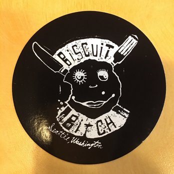 Biscuit Bitch - Free Sticker with Yelp Check in - Breakfast & Brunch Near Me - Seattle, Washington