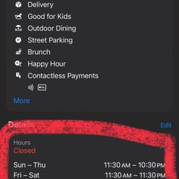 "Hours of operation" "Hours of operation"