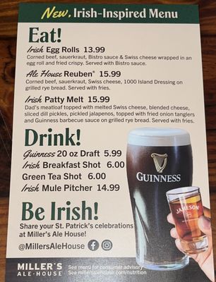 Menu photo 3 Miller's Ale House Davie, FL