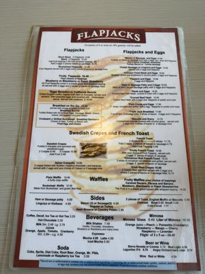 Menu photo 1 Flapjacks Sacramento, CA
