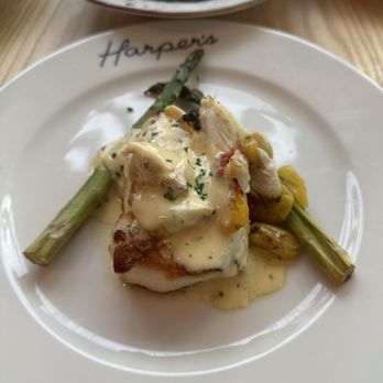 Harper's - Chilean sea bass Oscar - Steakhouses Near Me - Nashville, Tennessee Harper's - Chilean sea bass Oscar - Steakhouses Near Me - Nashville, Tennessee