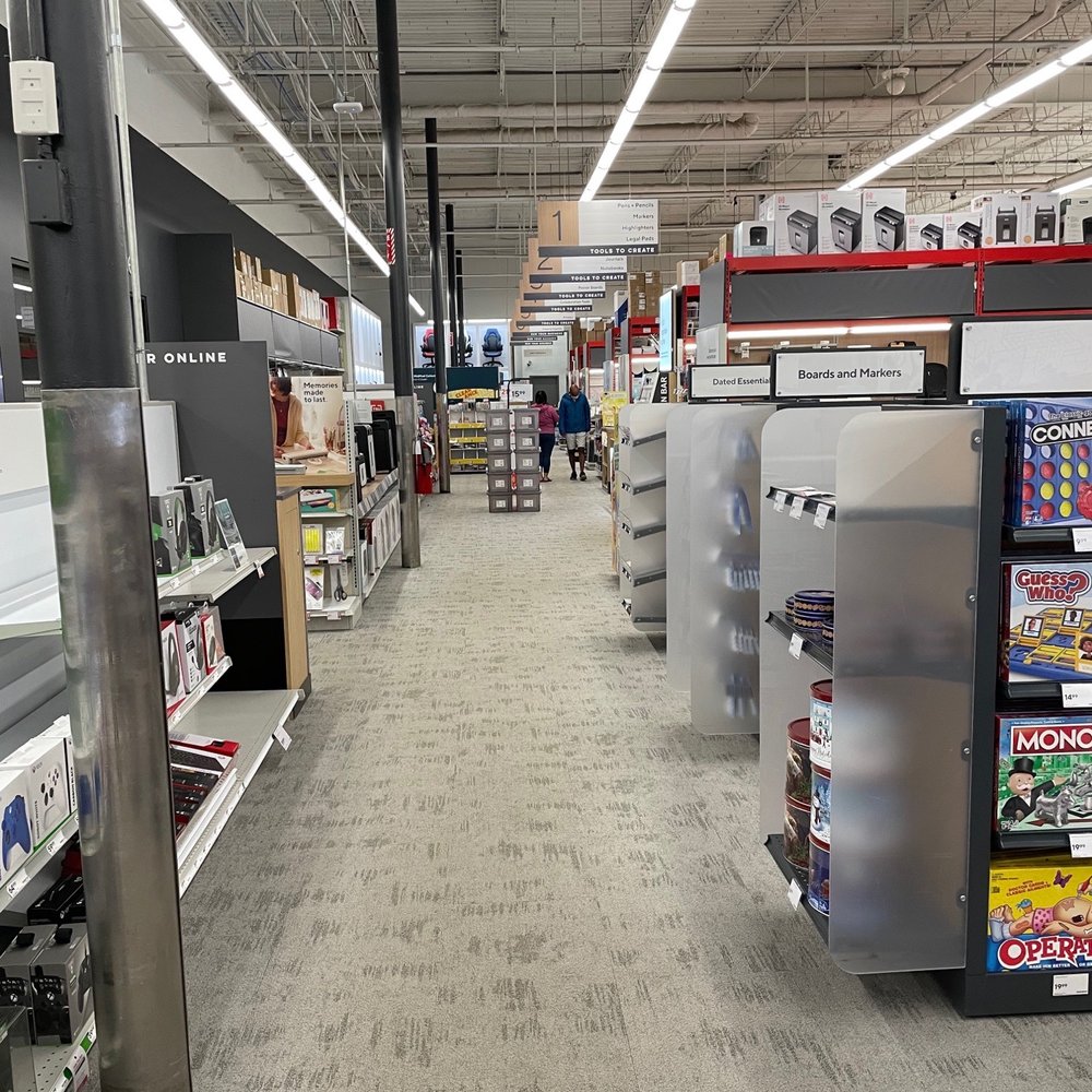 Staples - Main aisle with various products @RoadTrip_NewEngland - Shipping Centers Near Me - Cambridge, Massachusetts Staples - Main aisle with various products @RoadTrip_NewEngland - Shipping Centers Near Me - Cambridge, Massachusetts