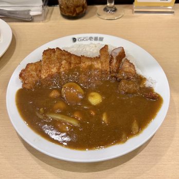 CoCo Ichibanya - Pork katsu curry and veggies added. Level 3 spicy - Japanese Curry Near Me - Frisco, Texas