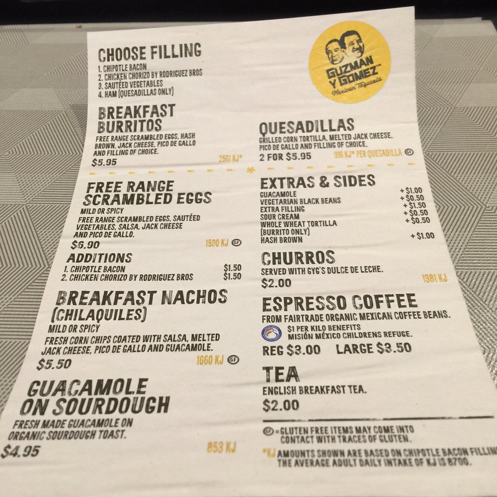 Menu :-) Menu :-)