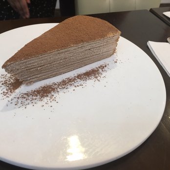 Icy Melon - Chocolate crepe cake. It was DELICIOUS - Desserts Near Me - Edison, New Jersey Icy Melon - Chocolate crepe cake. It was DELICIOUS - Desserts Near Me - Edison, New Jersey