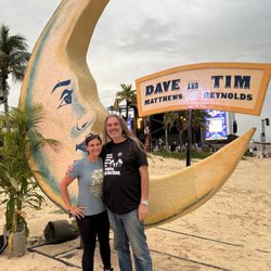 Moon Palace Cancun - Us at the Dave & Tim concert day 6 of our vacation and day 4 of music!