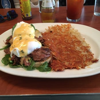Blue's Egg + Bakery - Braded lamb Benny - Breakfast & Brunch Near Me - Milwaukee, Wisconsin