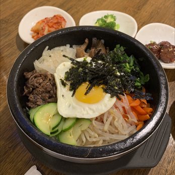 Modoo Restaurant - Stone pot bibimbap (from Combo D) - Korean Near Me - Lynnwood, Washington Modoo Restaurant - Stone pot bibimbap (from Combo D) - Korean Near Me - Lynnwood, Washington
