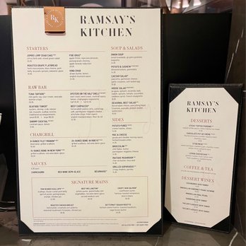 Ramsay's Kitchen - Menu - New American Near Me - Las Vegas, Nevada Ramsay's Kitchen - Menu - New American Near Me - Las Vegas, Nevada