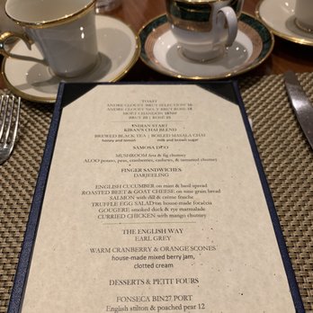 Kiran's - Afternoon tea menu - Indian Near Me - Houston, Texas