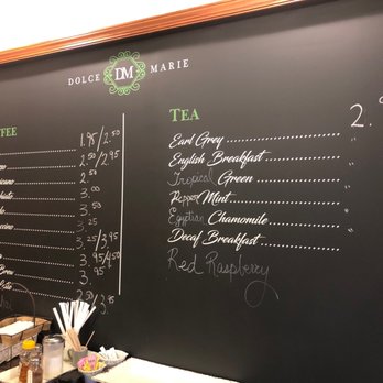 Dolce Marie - Menu for beverages. - Coffee & Tea Near Me - Verona, New Jersey Dolce Marie - Menu for beverages. - Coffee & Tea Near Me - Verona, New Jersey