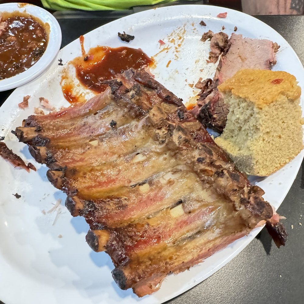 Ribs and brisket