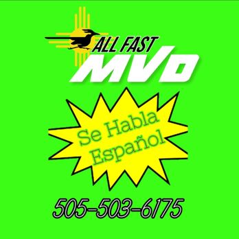 All Fast MVD - Departments of Motor Vehicles Near Me - Albuquerque, New Mexico