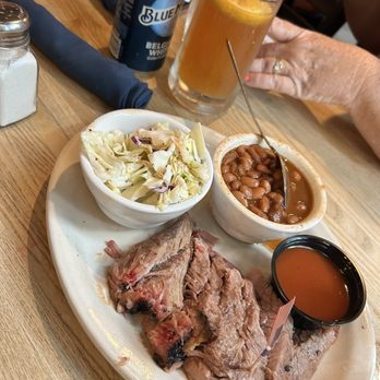 The County Line - Brisket Platter- brisket was SO tender! BBQ sauce was amazing. Would definitely order again! - Barbeque Near Me - San Antonio, Texas