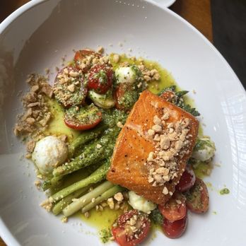 Prasino St. Charles - Seared salmon big plate - New American Near Me - St. Charles, Missouri Prasino St. Charles - Seared salmon big plate - New American Near Me - St. Charles, Missouri