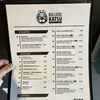 Bulldog Katsu - Menu (2022) - Korean Near Me - Richardson, Texas