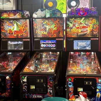 Black Circle Bistro - Pinball machines inside the bistro - Arcades Near Me - Beckley, West Virginia