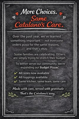 Menu photo 3 Catalano's Pizza Long Beach, CA Menu photo 3 Catalano's Pizza Long Beach, CA