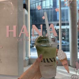Matcha coconut water