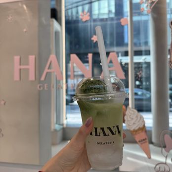 Hana Gelateria - Matcha coconut water - Ice Cream & Frozen Yogurt Near Me - Queens, New York