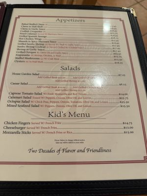 Menu photo 1 Tero's Restaurant Lyndhurst, NJ