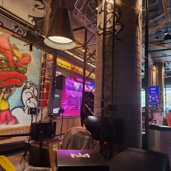 OS NYC - During my visit, they were hosting a street fighter 6 tournament. - Bars Near Me - New York, New York