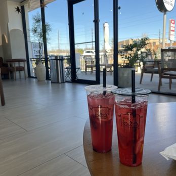 The Bep Teahouse - F5. PINK LADY DRAGON FRUIT TEA and F8. STRAWBERRY COBBLER STRAW POP - Coffee & Tea Near Me - Cypress, Texas The Bep Teahouse - F5. PINK LADY DRAGON FRUIT TEA and F8. STRAWBERRY COBBLER STRAW POP - Coffee & Tea Near Me - Cypress, Texas