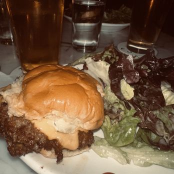 Cafe Roze - Smash burger! This wasn't on the menu. Just ask and they will make it for you. They are known for this - Breakfast & Brunch Near Me - Nashville, Tennessee