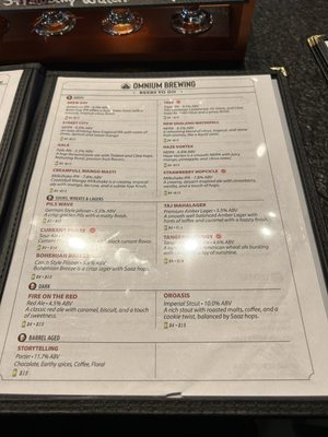 Menu photo 4 Omnium Brewing Nashua, NH