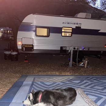 Thousand Trails Russian River - Bella chilling she loves camping! - Campgrounds Near Me - Cloverdale, California