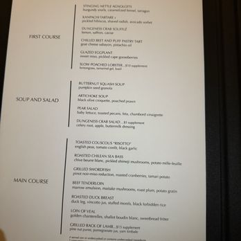 Le Papillon - Menu - French Near Me - San Jose, California