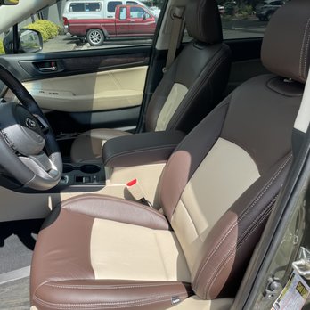 Coach Automotive Accessories - 2018 Subaru Outback Limited - coffee with biscuit inserts and biscuit stitch - Auto Upholstery Near Me - Beaverton, Oregon