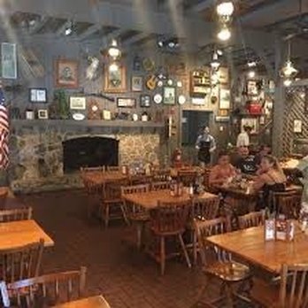 Cracker Barrel Old Country Store - Seating area and fireplace - Breakfast & Brunch Near Me - Calera, Alabama