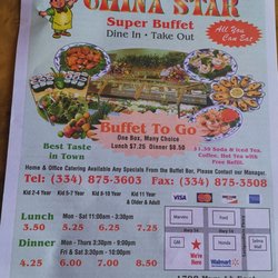 China Star - Menu